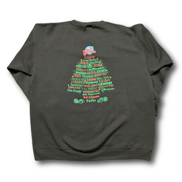 Planet Hollywood 1995 Vintage Holidays Christmas Crewneck - Picture 2 of 7